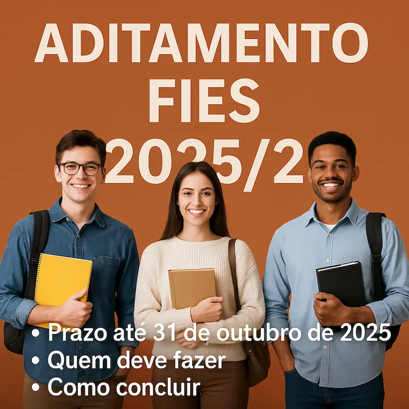 Aditamento Fies 2025.2 - datas inscricoes e mais!