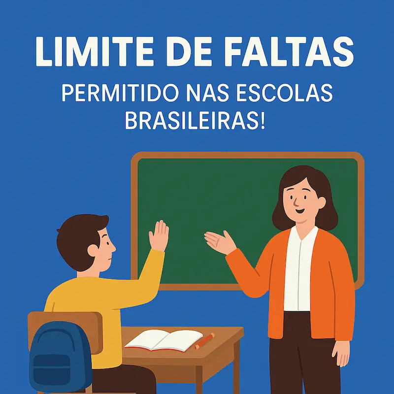 limite de faltas permitido nas escolas brasileiras